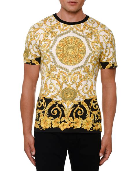 versace dress shirt men's|versace men's t shirts.